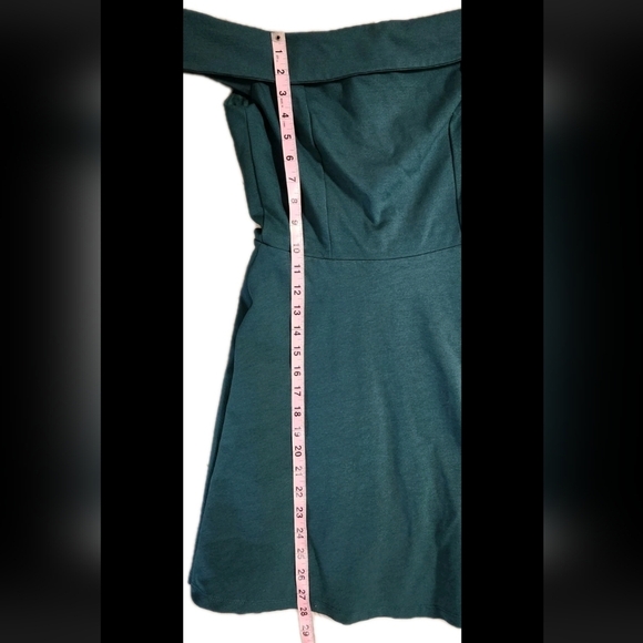 Lulus Season Of Fun Green Skate Dress Size Medium - Picture 2 of 6